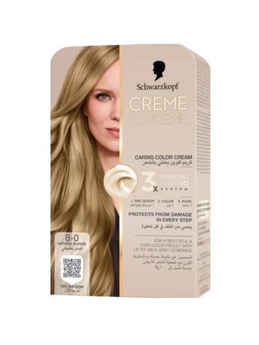 Schwarzkopf Supreme Hair Color Cream - Natural Blonde 0-8