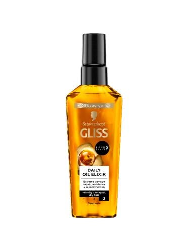 Schwarzkopf Gliss Daily Elixir for Dry and Damaged Hair - 75ml