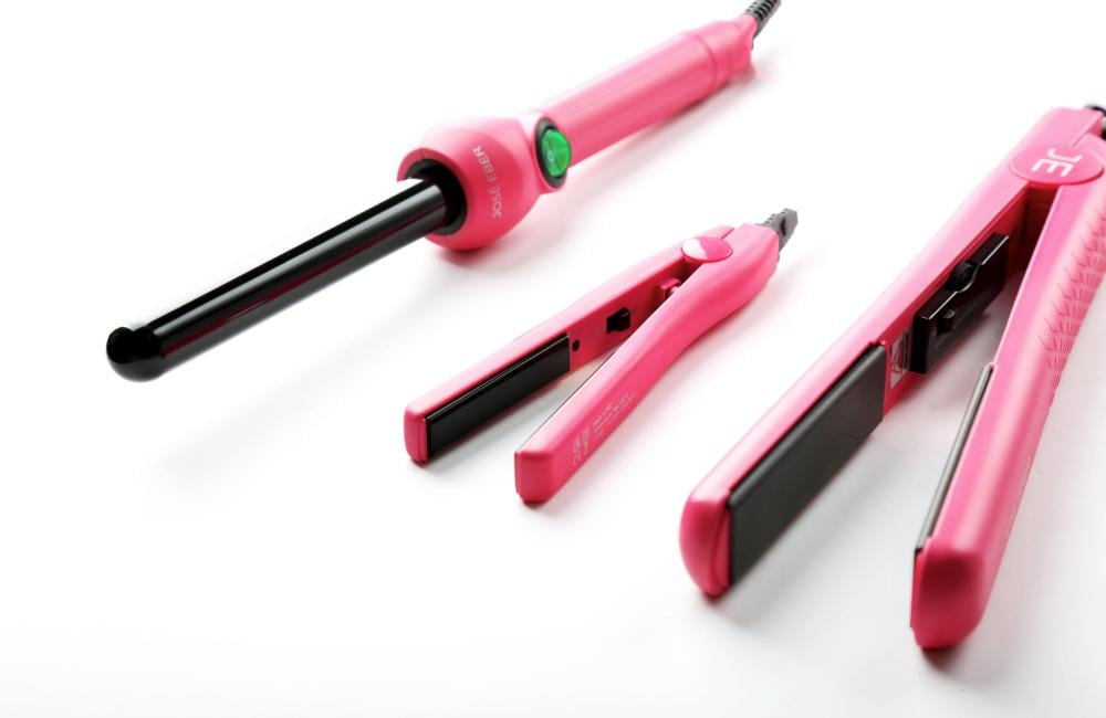Jose Eber - 3-in-1 Straightener and Curler Kit - Size 19 | Pink
