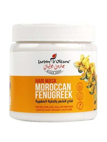 Jardin Oleane - Moroccan Fenugreek Hair Mask for Dry and Falling Hair - 500 ml