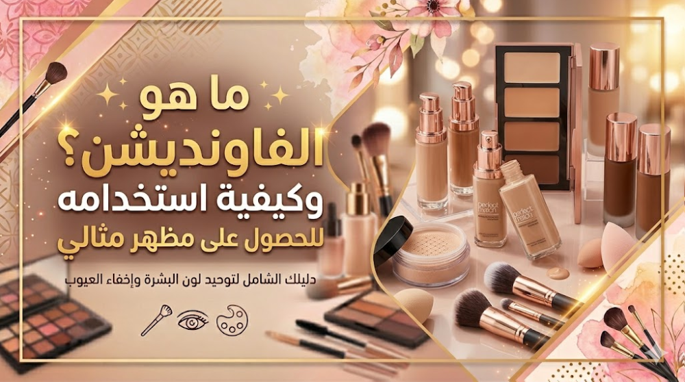 ما هو الفاونديشن وكيفية استخدامه للحصول على مظهر مثالي