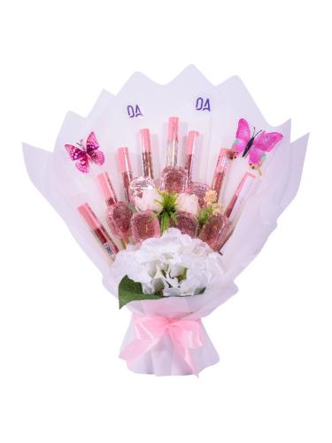 Pink Flash - Blush & Kiss Makeup Set - 16 Pieces