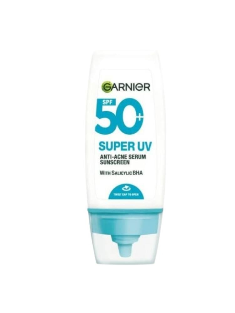 Garnier Super Sunscreen Serum SPF50+ for Acne-Prone Skin - 30ml