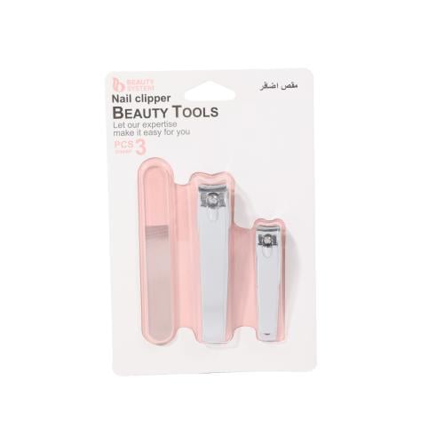 Beauty System - Nail Clipper and Buffer Set – 3 Pieces | BK25-052