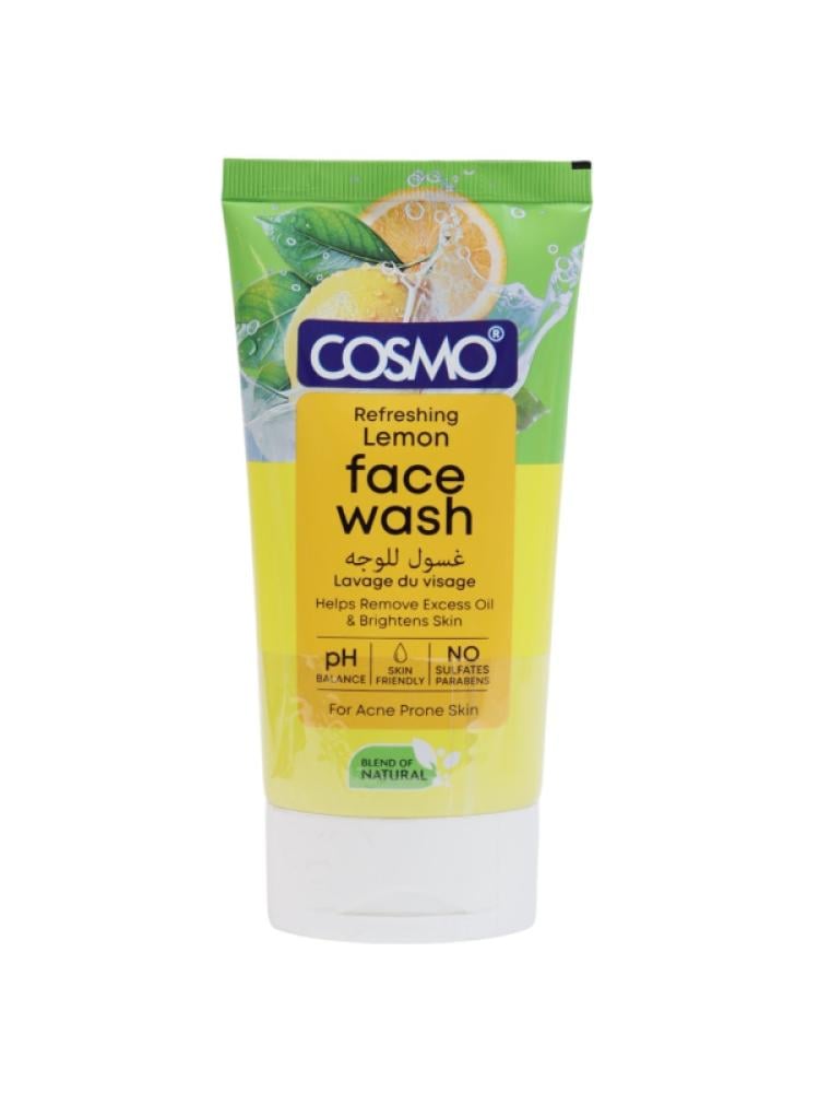 غسول منعش للوجه بالليمون من كوزمو ، 150 مل