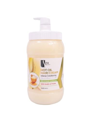 Spa System - Intensive Moisturizing Milk & Honey Hot Oil Bath Cream, 2000ml