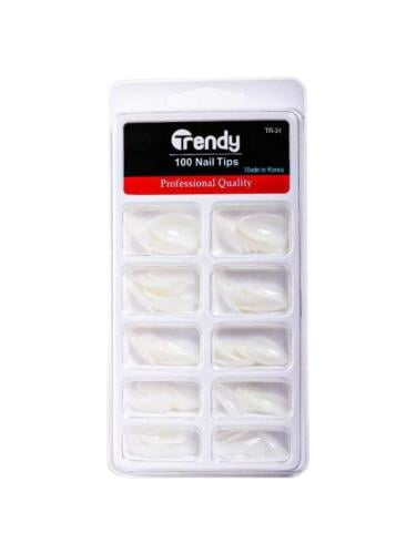 Trendy TR34 Artificial Nails Set 100 Pieces