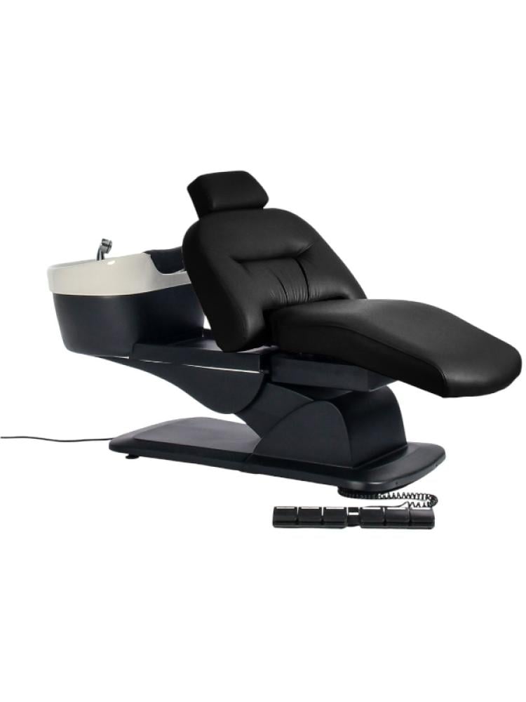 مغسلة شعر الكترونية متحركة لون اسود من صالون سيستم - موديل 18D75