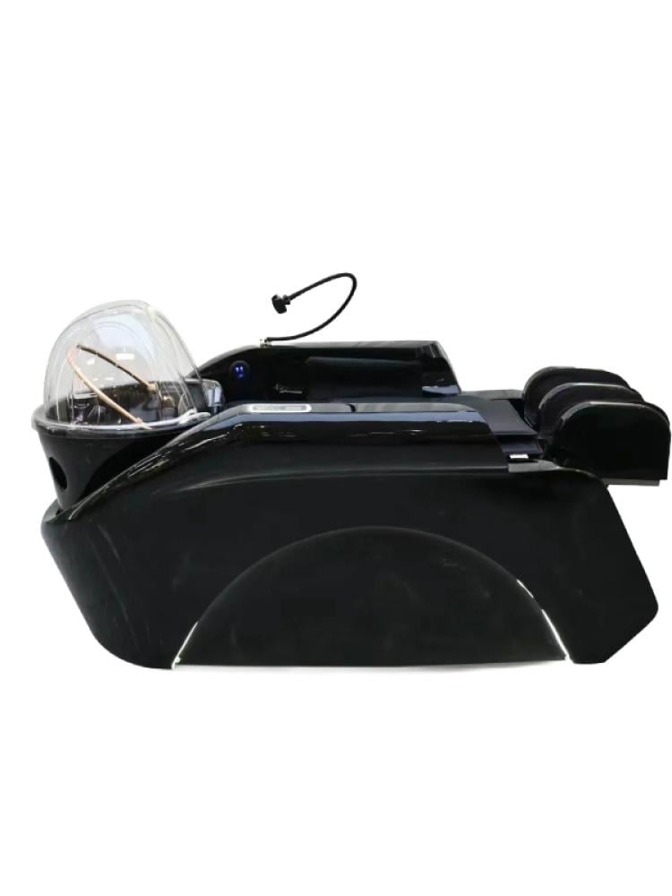 مغسلة شعر الكترونيه مع مساج لون اسود من صالون سيستم - موديل H058B