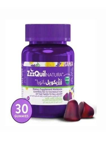 ZZZICOL Natura Melatonin Food Supplement Non-Habit Forming - 30 Tablets