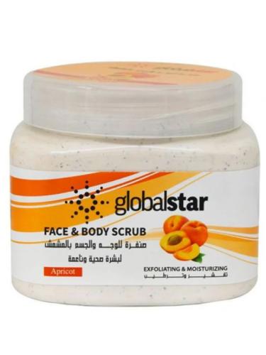 Global Star - Apricot Face and Body Scrub, 500 ml