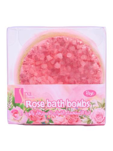 Spa System - Relaxing Rose Bath Bomb - 150g