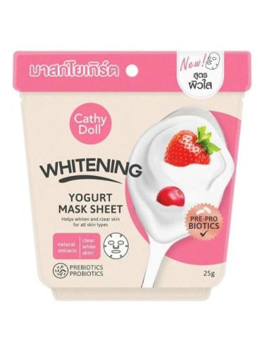Cathy Doll Super Whitening Yogurt and Strawberry Facial Mask, 25 gm