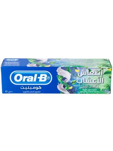 معجون أسنان كومبليت انتعاش الأعشاب بخلاصة النعناع...