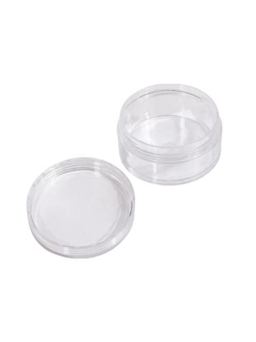 Plastic cosmetic container set, model 423950, 6 pieces - 40G