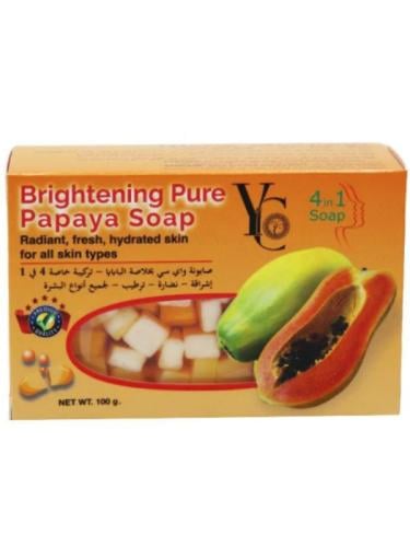 صابون بيور العشبية بالبابايا 4 في 1 من واي سي - 10...
