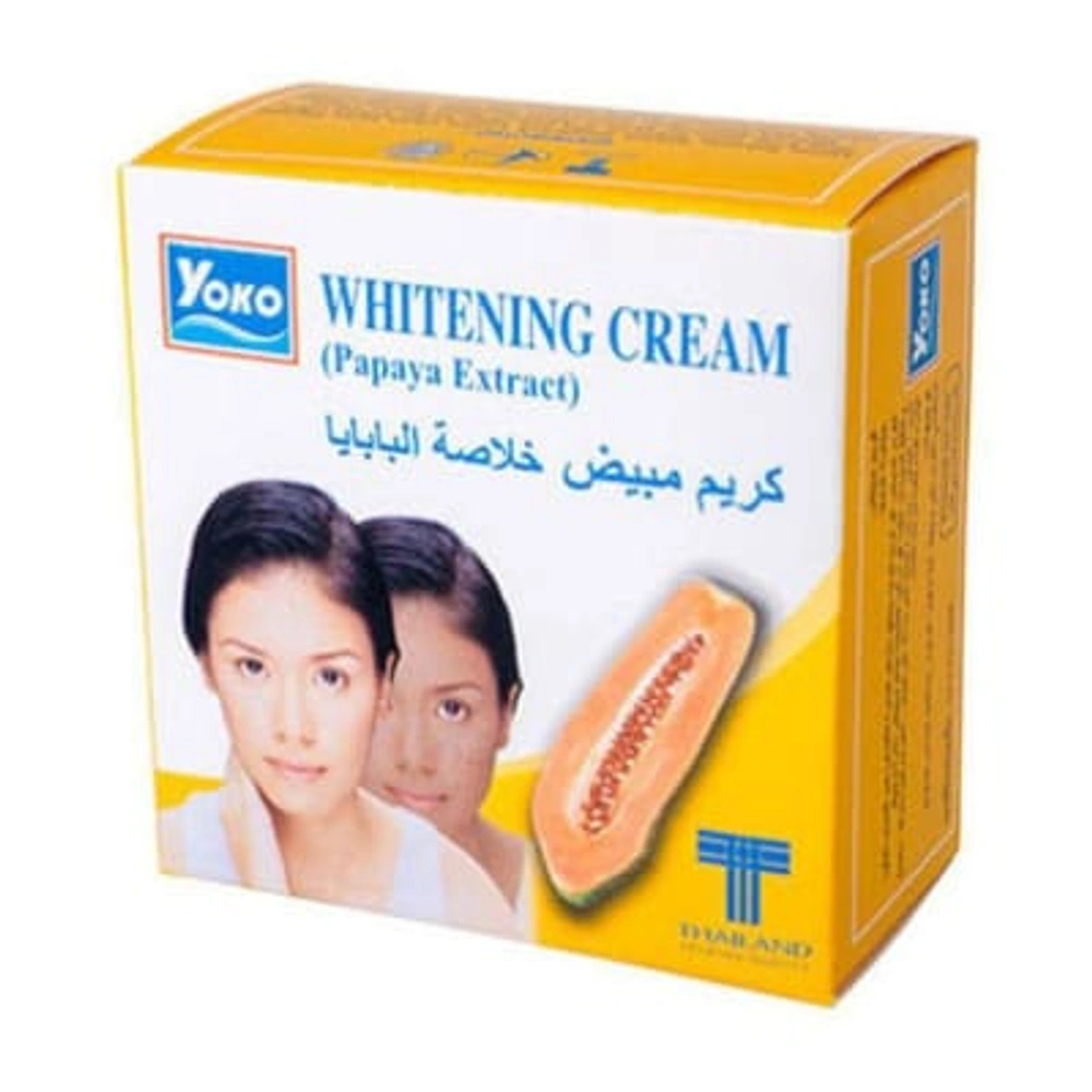 Yoko whitening face cream with papaya extract