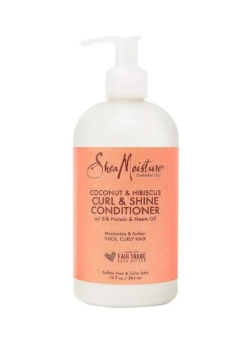 Shea Moisture Coconut & Hibiscus Curl & Shine Conditioner - 384 ml