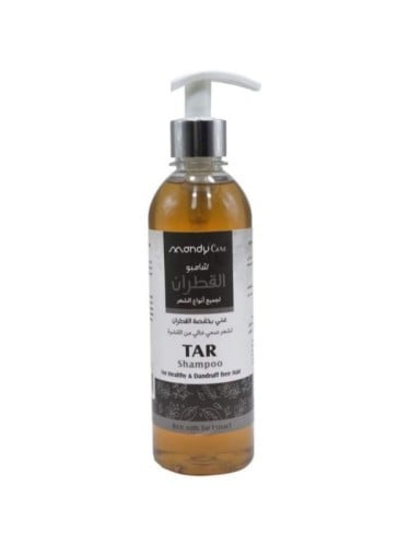 Mandy Care Tar Shampoo for All Hair Types - 400 ml