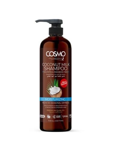 Cosmo - Moisturizing Shampoo with Coconut Milk, 1000 ml