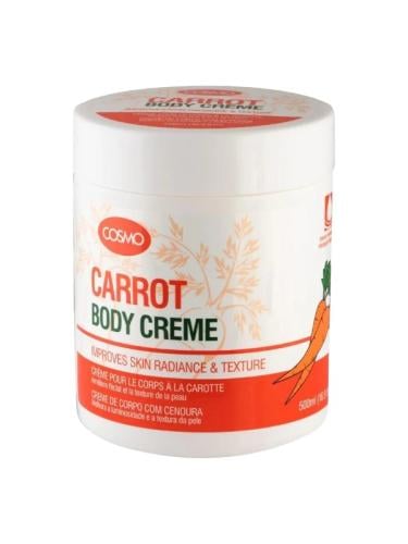 Cosmo Carrot Extract Moisturizing, Nourishing, and Skin Tone-Evening Cream - 500ml