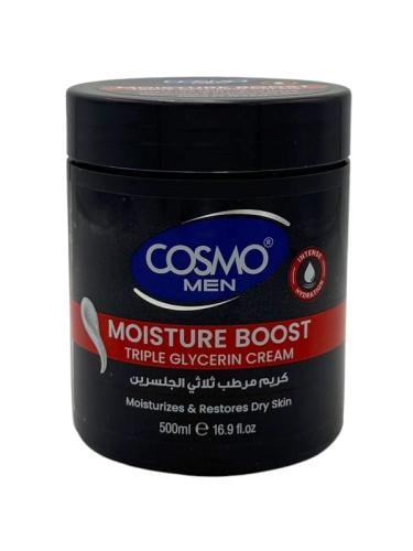 كريم مرطب ثلاثي الجلسرين للرجال من كوزمو - 500 مل