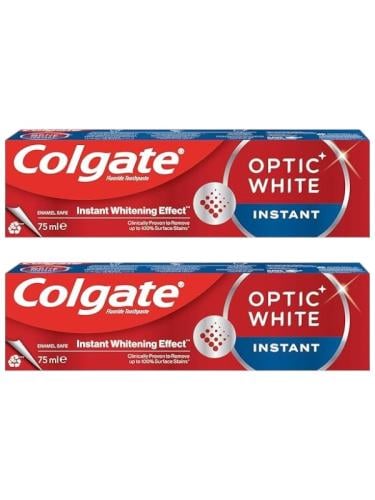 Colgate - Optic White Instant Whitening Toothpaste - 2 x 75 ml
