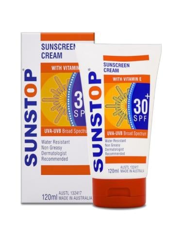 Sun Stop - Sunscreen Cream SPF30 with Vitamin E - 120 ml