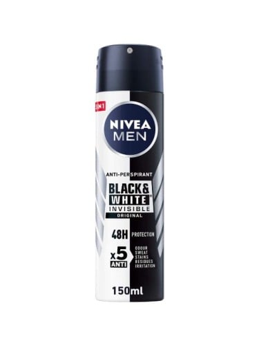 Nivea Invisible Black & White Deodorant Spray 150ml