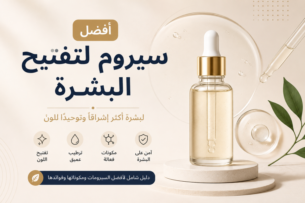 الدليل الشامل لاختيار أفضل سيروم للوجه للتفتيح: لبشرة نضرة ومشرقة