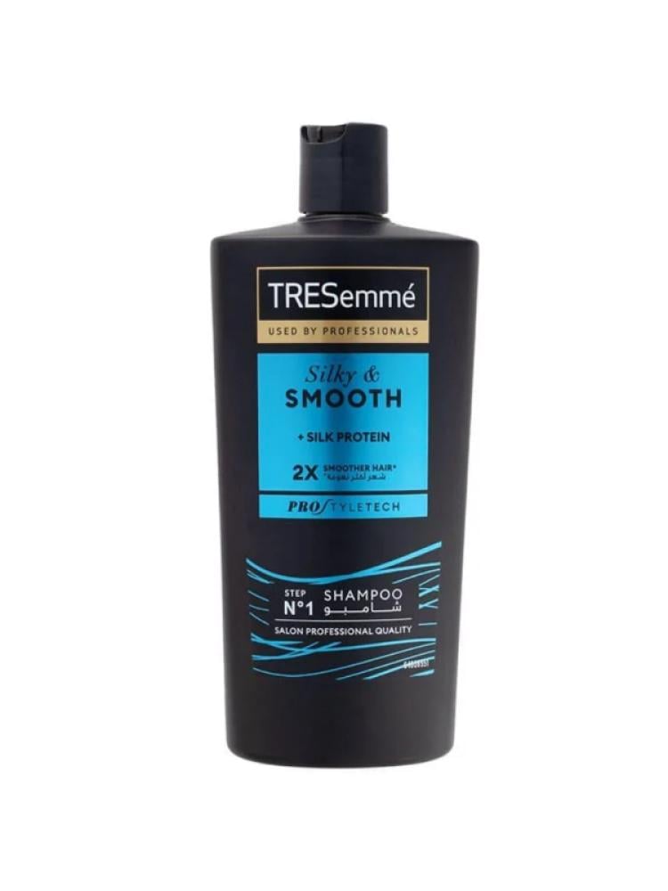 شامبو لشعر لامع وناعم ببروتينات الحرير من تريسمي , 600 مل
