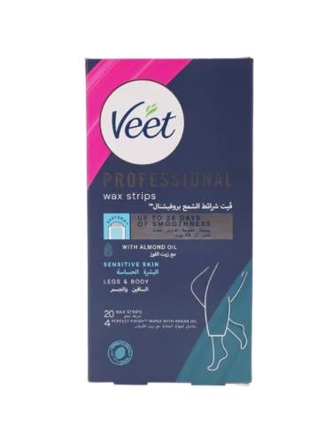ڤيت شرائح شمعية للبشرة الحساسة 20 قطعة
