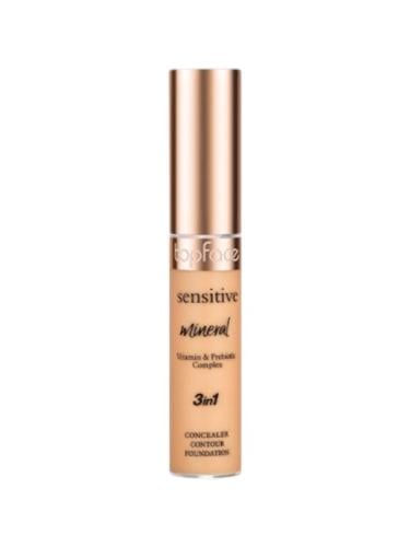 Sensitive Mineral 3 in 1 Foundation, Concealer & Contour Face Definer by Topface – 12 ml