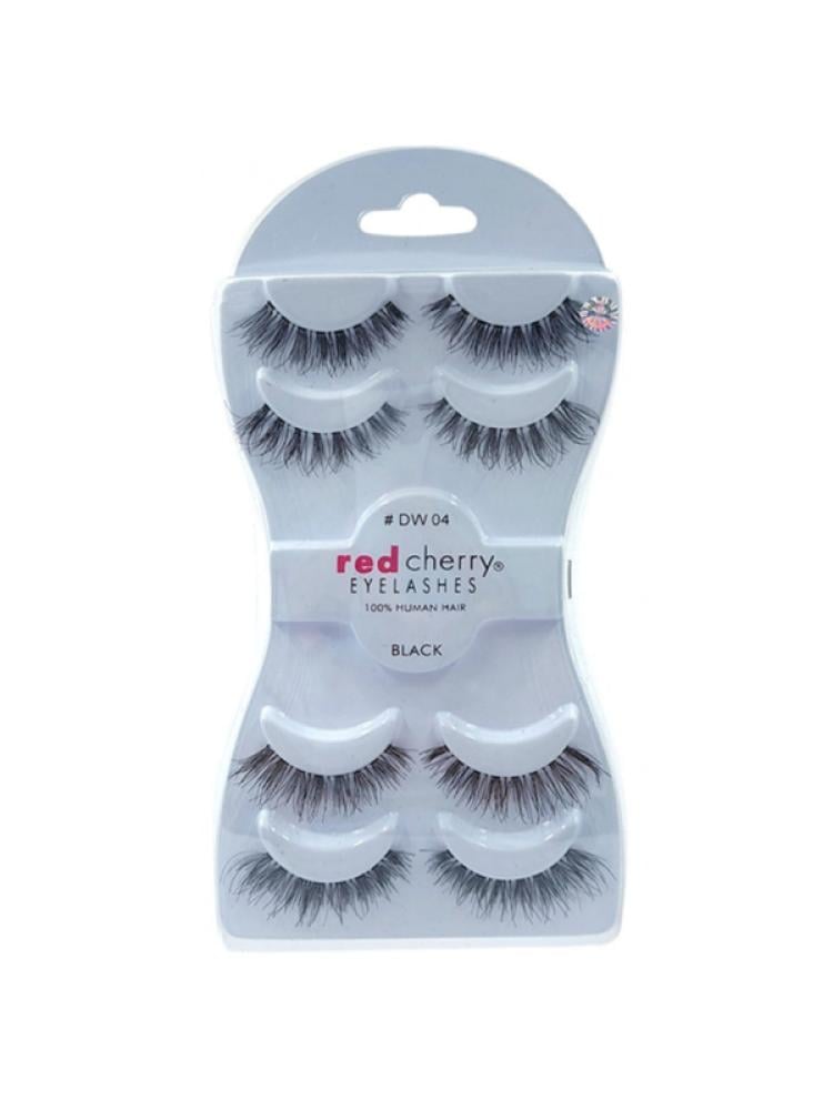 Red Cherry 4-in-1 Black Eyelash Set - DW04