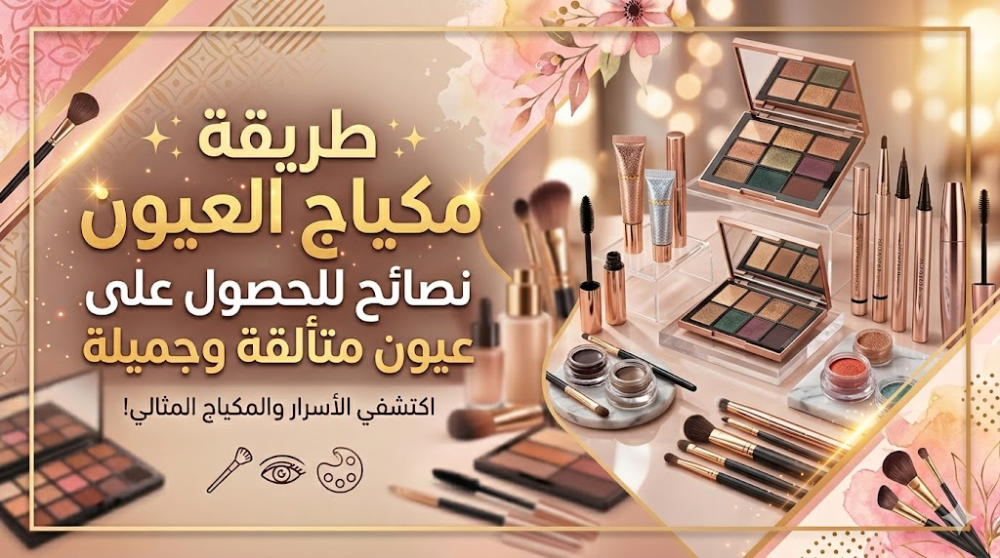 طريقة مكياج العيون: نصائح للحصول على عيون متألقة وجميلة