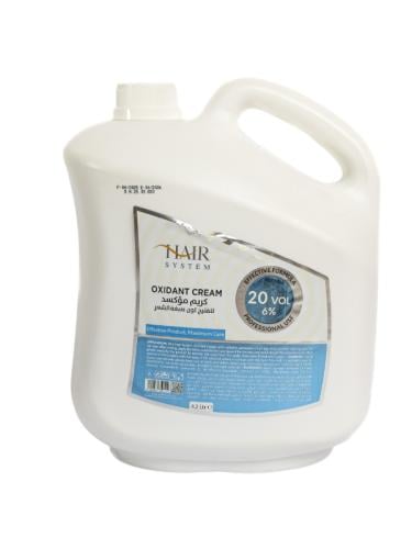 Hair System 20 Volume 6% Oxidizing Cream - 4.2L