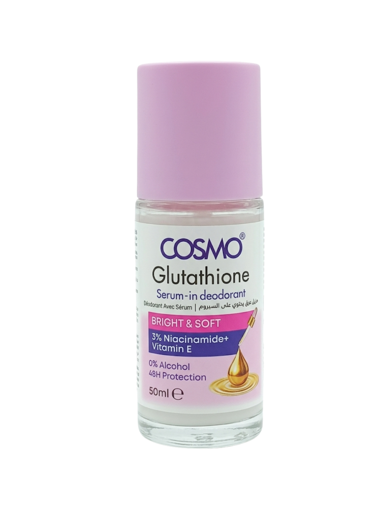 glutathione deodorant Cosmo Glutathione Bright & Soft Serum-In Deodorant | 50 ml - دار الأميرات
