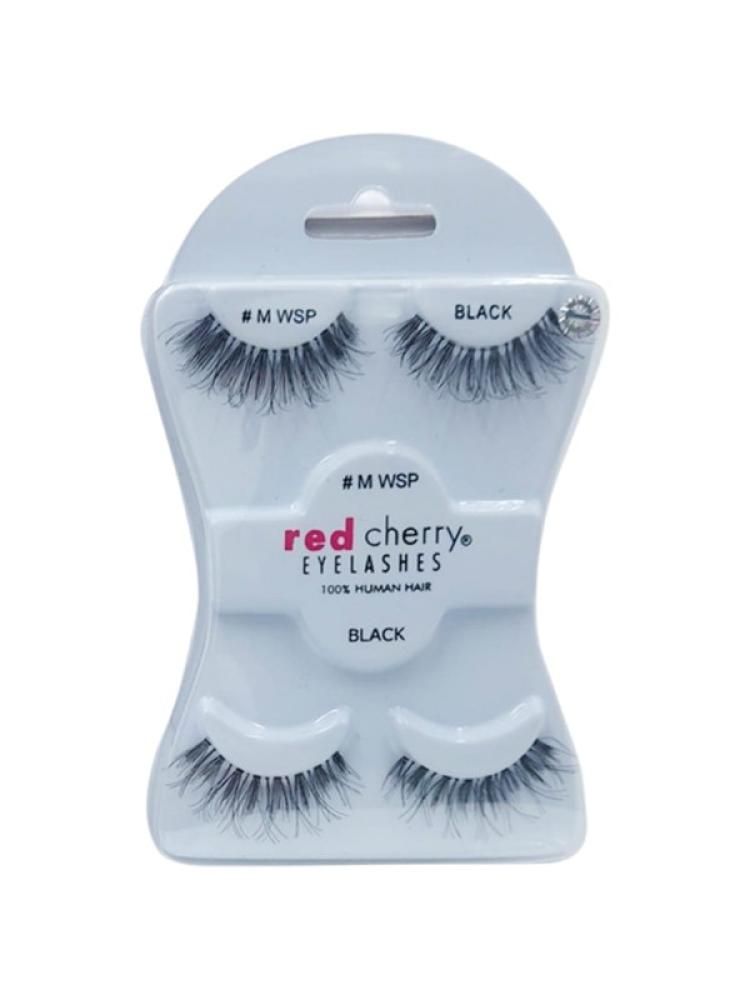 Red Cherry Decorative False Eyelashes – 2 pcs – Black – #MWSP
