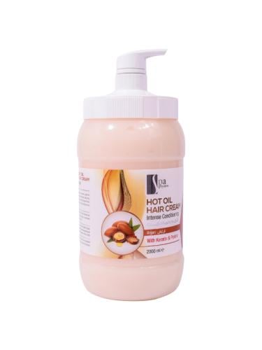 Spa System - Argan Intense Conditioning Hot Oil Hair Cream - 2000 ml