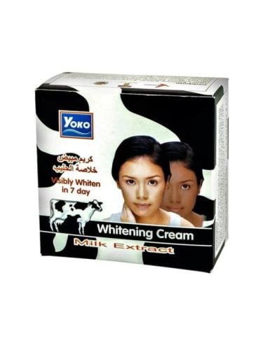 Yoko Milk Extract Skin Whitening Cream - 4g