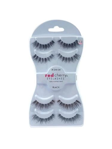 Red Cherry 4-in-1 Black Eyelash Set - DW04