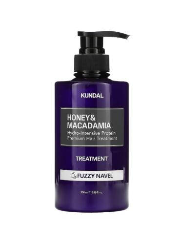 KUNDAL - Honey & Macadamia Hair Treatment, fuzzy navel, 500ml