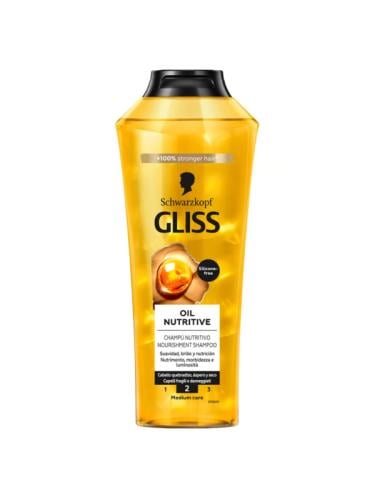 Schwarzkopf Gliss Oil Nutritive Shampoo for stressed and damaged hair - 400ml