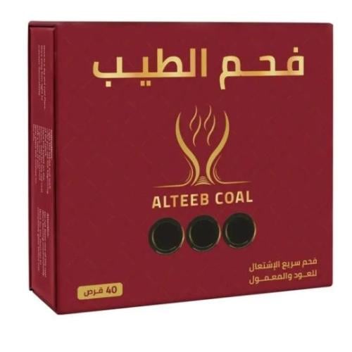 فحم الطيب سريع الاشتعال للعود والمعمول , 40 قرص /...