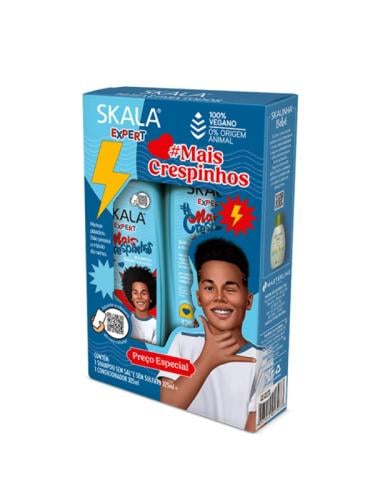 Skala Mais Crespinhos Kids super curly Shampoo & Conditioner Set, 2 x 325ml