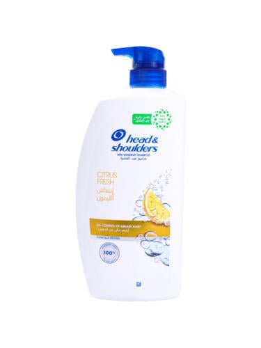 Head & Shoulders Anti-Dandruff Shampoo, Lemon Fresh - 1000ml