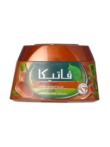 كريم تصفيف الشعر بخلاصة زيت الارغان لشعر الباهت والجاف من فاتيكا ، 210 مل كريم تصفيف الشعر بخلاصة زيت الارغان لشعر الباهت والجاف من فاتيكا ، 210 مل