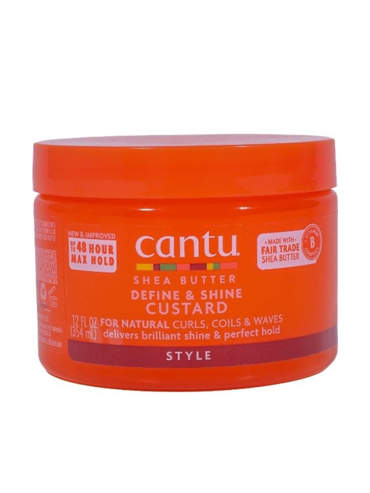 كريم كاسترد زبدة الشيا لتحديد ولمعان الشعر الطبيعي من كانتو , 340 جم