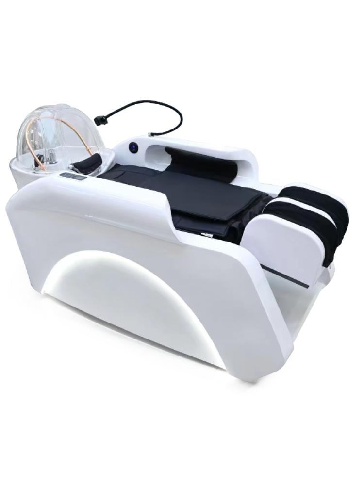 مغسلة شعر الكترونيه مع مساج لون ابيض من صالون سيستم - موديل H058W