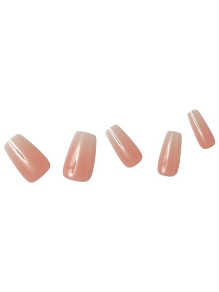 Glitz Handmade Gel Alternative Press-On Nails – Nude Pink | 10pcs